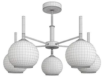 KIFER chandelier Low-poly 3D model