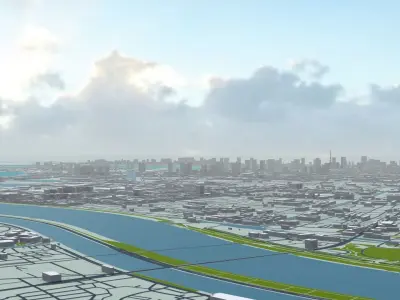 Tokyo Japan Low-poly 3D model