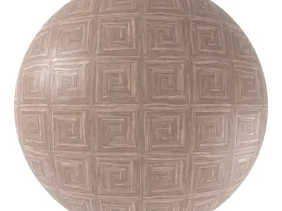 Parquet - Laminate - Wooden floor 4 in 1 3D model 38