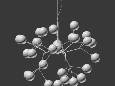 Postmodern Nordic Pendant Light 3D model