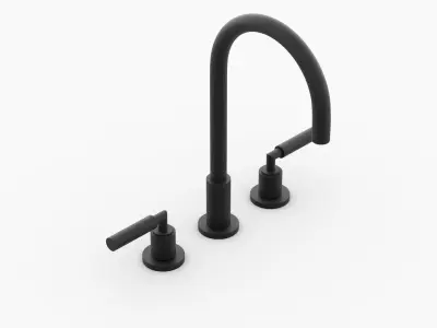Faucet 03 Low-poly 3D model
