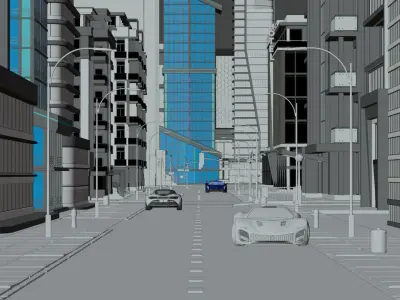 City Block  3D model