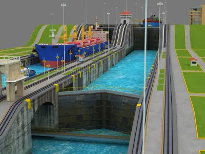  Panama Canal All Locks 