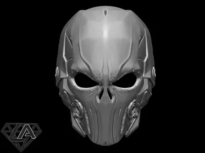 Sci-fi punisher helmet 3D print model