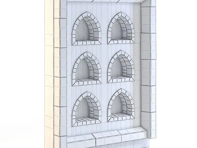 Dungeon Wall 3D model buy