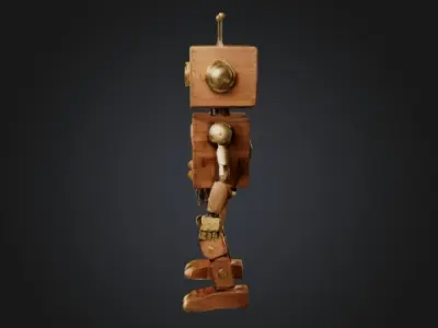 Robot 3D model 10