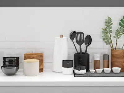 Kitchen Accessories 3D model 2