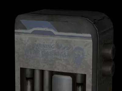 Sci-Fi-Wallhopper Low-poly 3D model