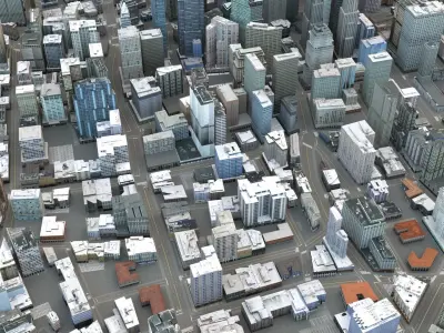 City 101 Low-poly 3D model