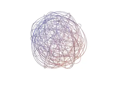 Abstract Sphere Ball v5 005 3D model