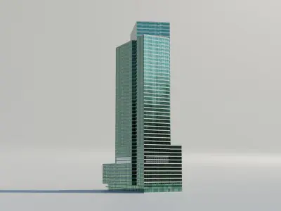 NYC 200 West Street - Goldman Sachs Global Low-poly 3D model