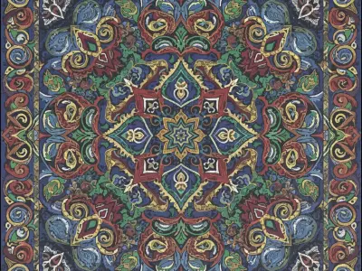 Seamless Carpet Series 7 Texture PBR 4K Texture