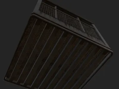 Mech Lift Metal Low-poly 3D model