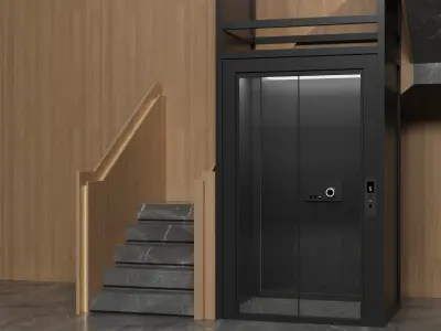 Villa elevator Free 3D model