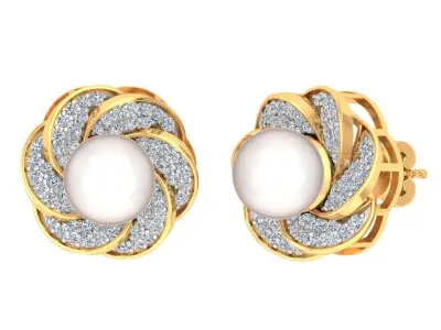 Ring Earrings Pendant Combo - PS04 3D print model