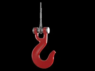 Hook 3d hanging 3D model