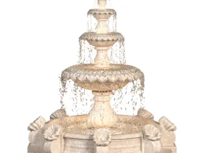 fountain 24 3D model