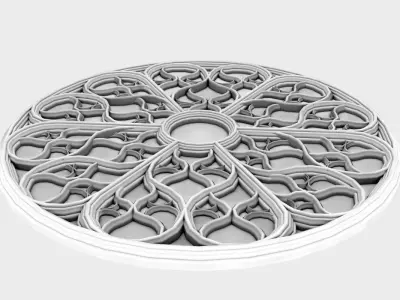 Gothic Rose 3D model