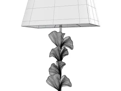  Gold Gingko Leaves Table Lamp Liang and Eimil Java Low-poly 3D model