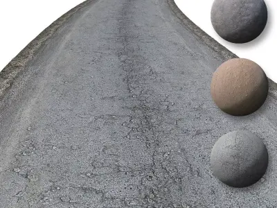 Old Road Set 3D model