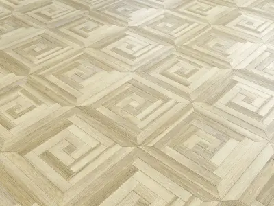 Parquet - Laminate - Wooden floor 2 in 1 Low-poly 3D model 196