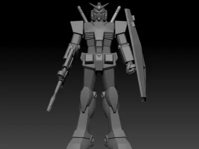Gundam 3D print model