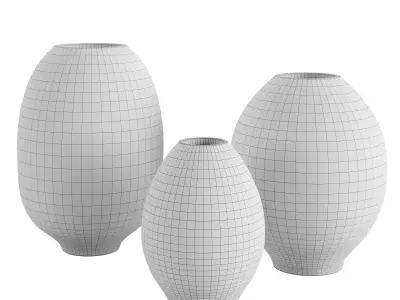 Pebble Collection Vase 3D model