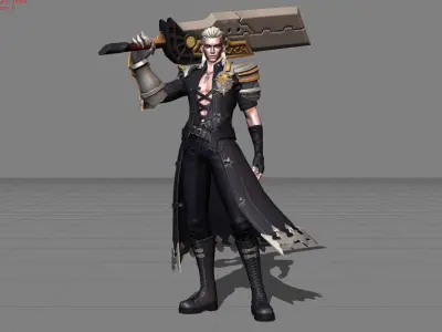 Alucard Child of the Fall Skin  Low-poly 3D model