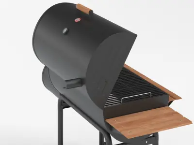 Char-Griller 2137 Outlaw Charcoal Grill 3D model