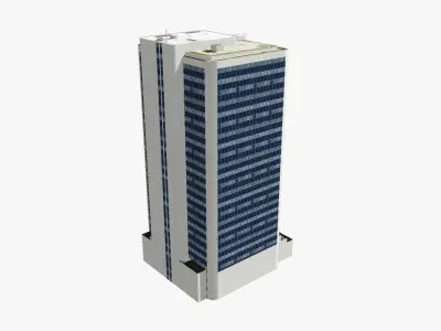 313 Adelaide Street Low-poly 3D model