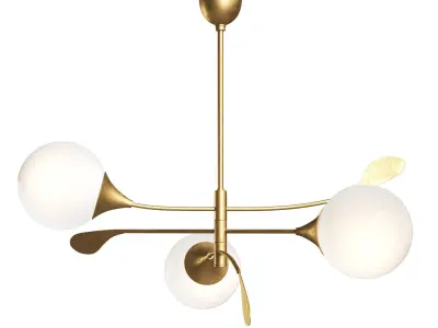 Mitzi Victoria 3 Light Chandelier 3D model