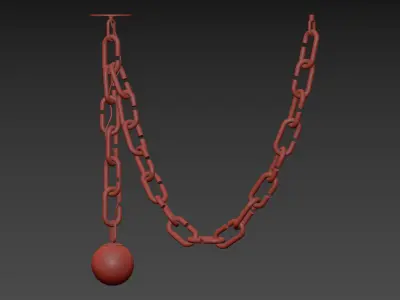 TRUEING - Cerine Swagged Pendant 3D model