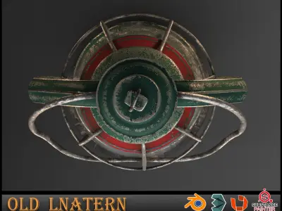 Old Lantern 3D model buy