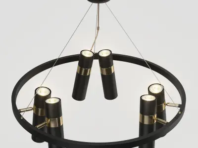 Lampatron Spoor 6 lamps 3D model