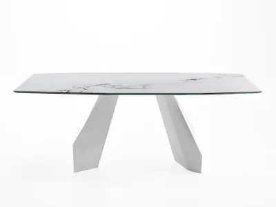 Origami 160 and 200 Dining Table 3D model