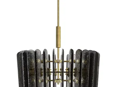 Arteriors Klaus Chandelier Low-poly 3D model