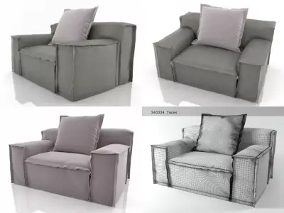FEDDE loveseat 3D model