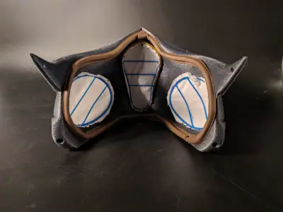 Respirator - Breathing Mask With HEPA Filter Free 3D print model