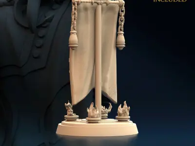 Exalted Realm - Banner 3D print model