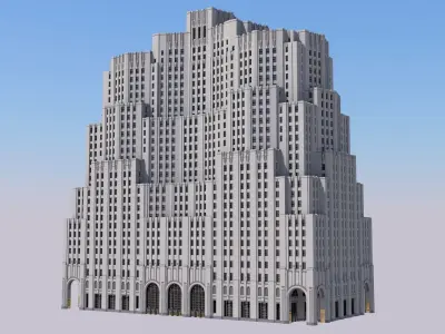 Metropolitan Life North Building 3D print model