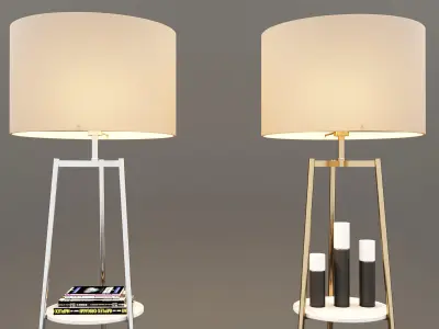 Snowhill 59 Column Floor Lamp 3D model