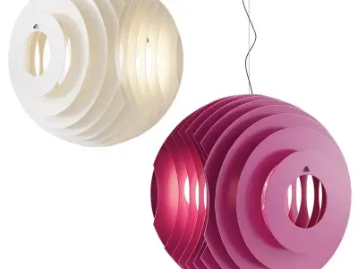 Supernova Pendant Light Low-poly 3D model