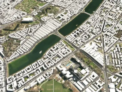 Cityscape Copenhagen Denmark  3D model