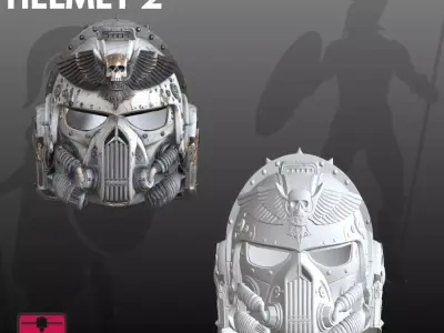 Cosplay Helmets STL Collectible 3D Models 2 3D print model