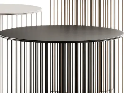 Accursio Round Coffee Table by La Cividina 3D model