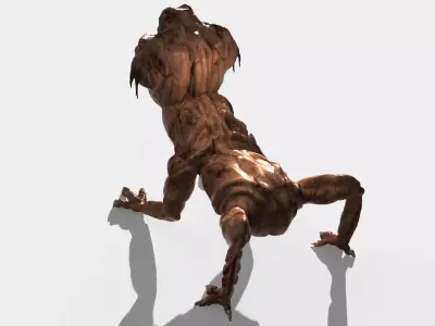 Specimen Vrak-9 Low-poly 3D model