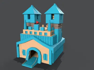 Town hall 3D model