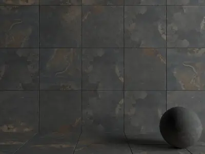 Stone Wall Tiles Kayah Rust 80x80 Set 1 Texture