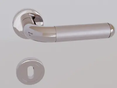 Modern Door Handle No 1 3D model