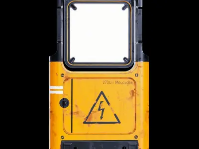 Sci-Fi LED Panel V1 Low-poly 3D model